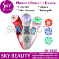 Rechargeable 3 in 1 Ion Galvanic LED Photon Ultrasonic Facial Care Device